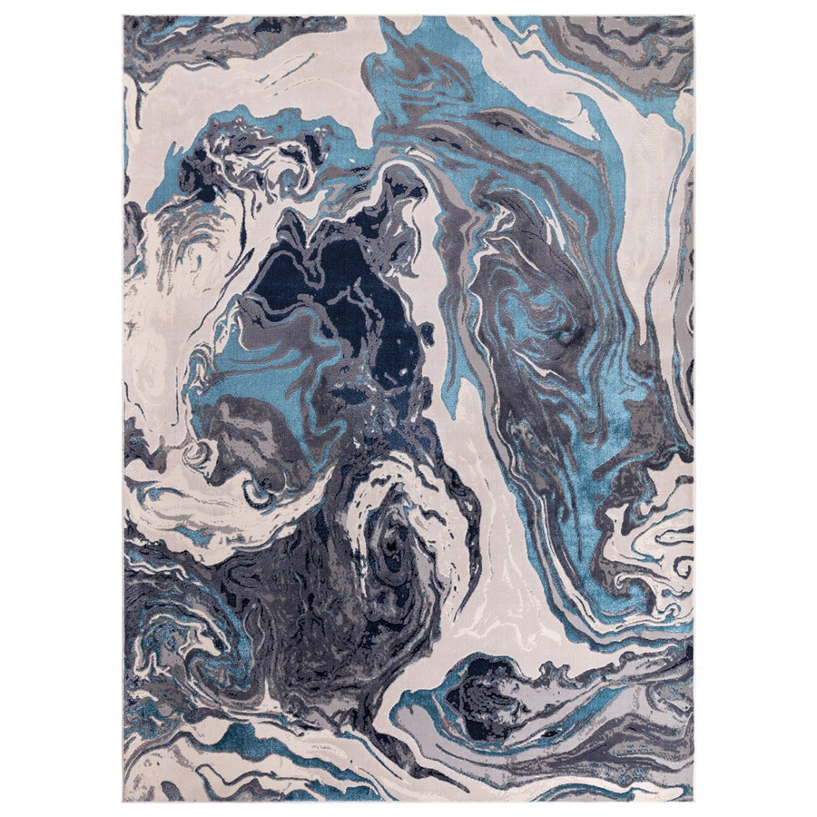 Aurora Ocean metallic AU18 kék szőnyeg 120x170 cm
