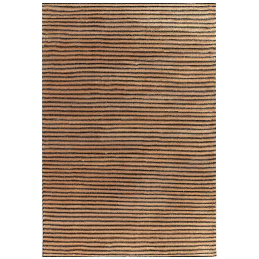 Kuza Stripe Plain terracotta szőnyeg 20x30 cm